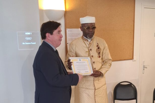 MgrJean Claude Aimé Nonga Ambassadeur de Paix en France